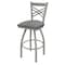 Holland Bar Stool Co 30" Swivel Bar Stool, Nickel Finish, Graph Seat 82030AN020 - alternate 1